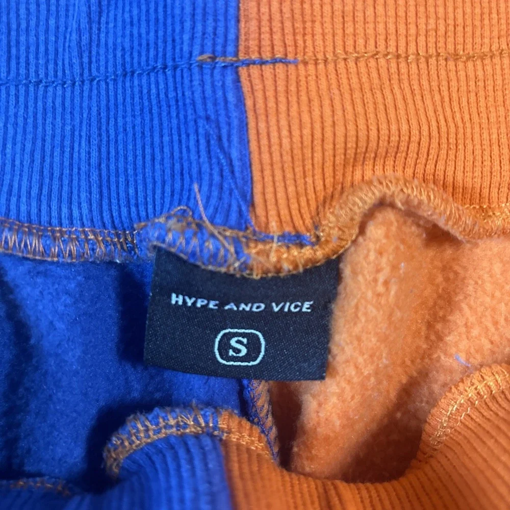Hype And Vice Florida Gators Two Tone Split Color Fleece Shorts